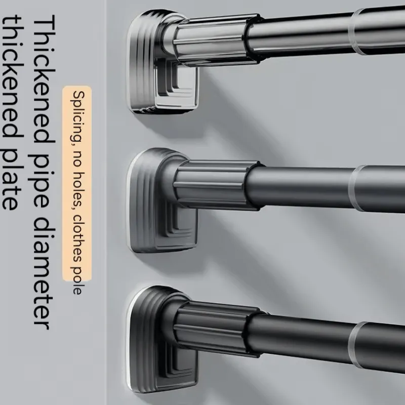 Room to Spare Aufbewahrung Und Organisation|Badezimmer-Verstellbare Gardinenstange mit Spannvorrichtung, Teleskopstange ohne Bohren