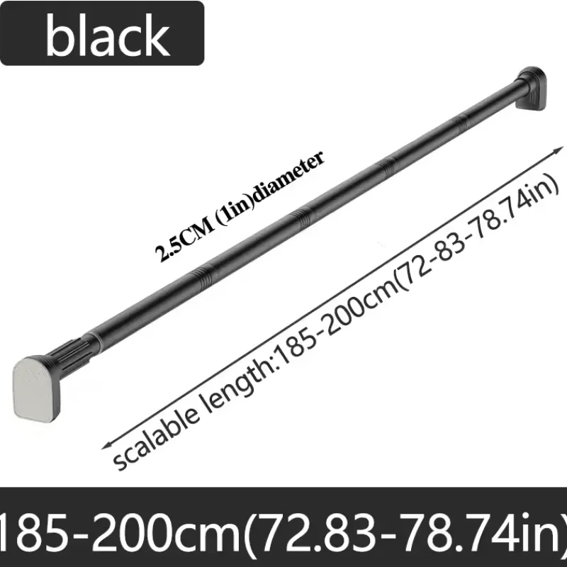 Room to Spare Aufbewahrung Und Organisation|Badezimmer-Verstellbare Gardinenstange mit Spannvorrichtung, Teleskopstange ohne Bohren