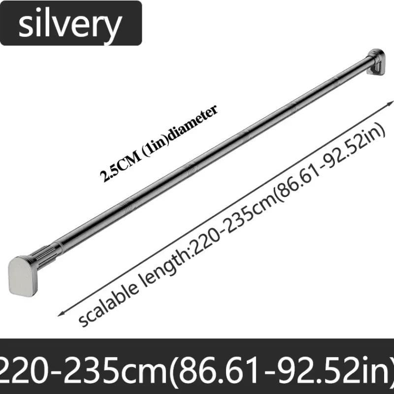 Room to Spare Aufbewahrung Und Organisation|Badezimmer-Verstellbare Gardinenstange mit Spannvorrichtung, Teleskopstange ohne Bohren
