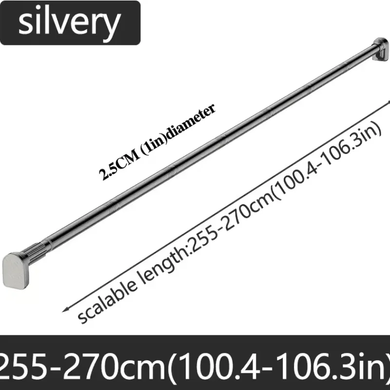 Room to Spare Aufbewahrung Und Organisation|Badezimmer-Verstellbare Gardinenstange mit Spannvorrichtung, Teleskopstange ohne Bohren