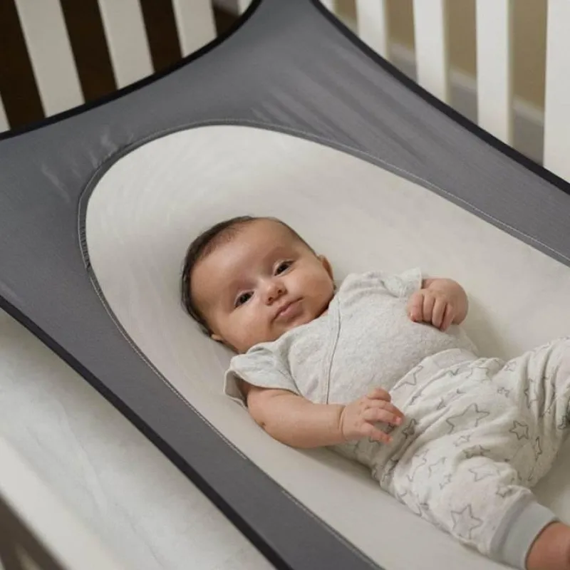 Kinder The Decor Haven Kinderwagen & Zubehör-Verstellbare Hängematte für Babybetten – Abnehmbare Schlaflösung für Kleinkinder