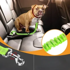 Decor Haustierzubehör|Reinigungswerkzeuge Für Haustiere-Verstellbare Hunde-Autoleine - Atmungsaktive Sicherheitsleine für Haustiere aus Mesh