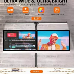 The Light Loft Beleuchtung-Verstellbare LED-Schreibtischlampe - Augenschutz-Leselicht