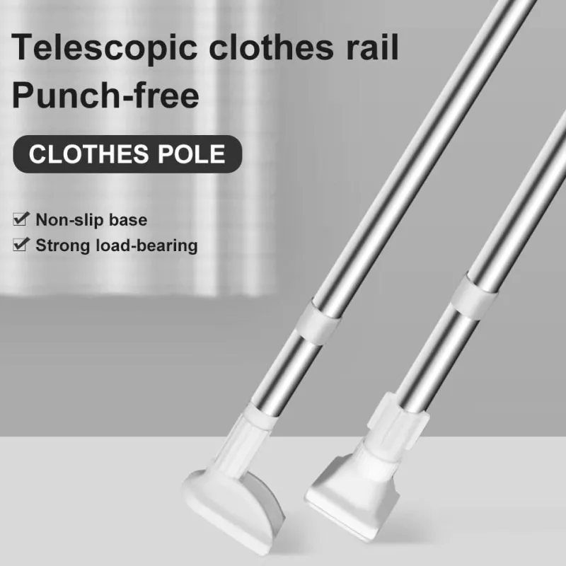 Tranquil Waters Gadgets Für Zuhause|Badezimmer-Verstellbare Teleskop-Kleiderstange – platzsparender Organizer