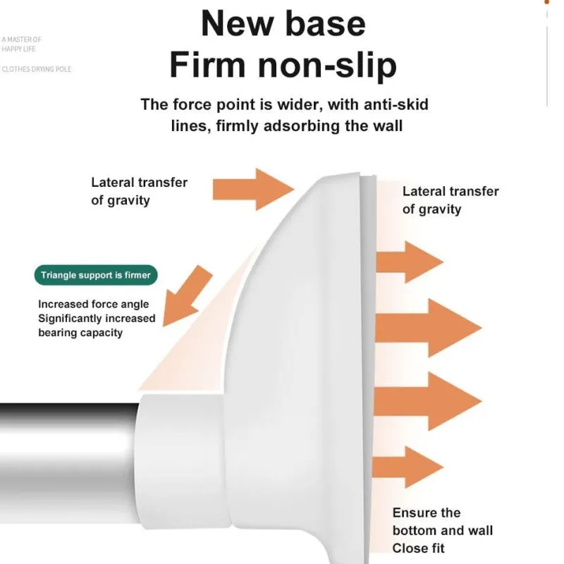 Tranquil Waters Gadgets Für Zuhause|Badezimmer-Verstellbare Teleskop-Kleiderstange – platzsparender Organizer