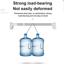 Tranquil Waters Gadgets Für Zuhause|Badezimmer-Verstellbare Teleskop-Kleiderstange – platzsparender Organizer