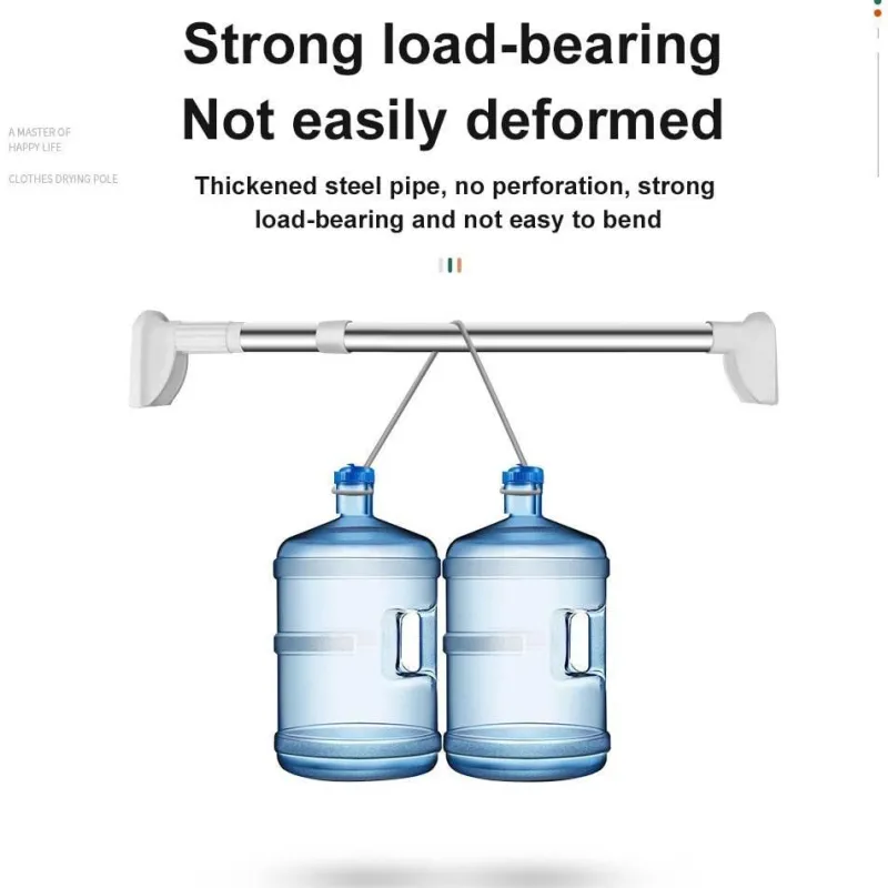 Tranquil Waters Gadgets Für Zuhause|Badezimmer-Verstellbare Teleskop-Kleiderstange – platzsparender Organizer