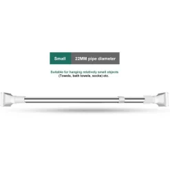 Tranquil Waters Gadgets Für Zuhause|Badezimmer-Verstellbare Teleskop-Kleiderstange – platzsparender Organizer