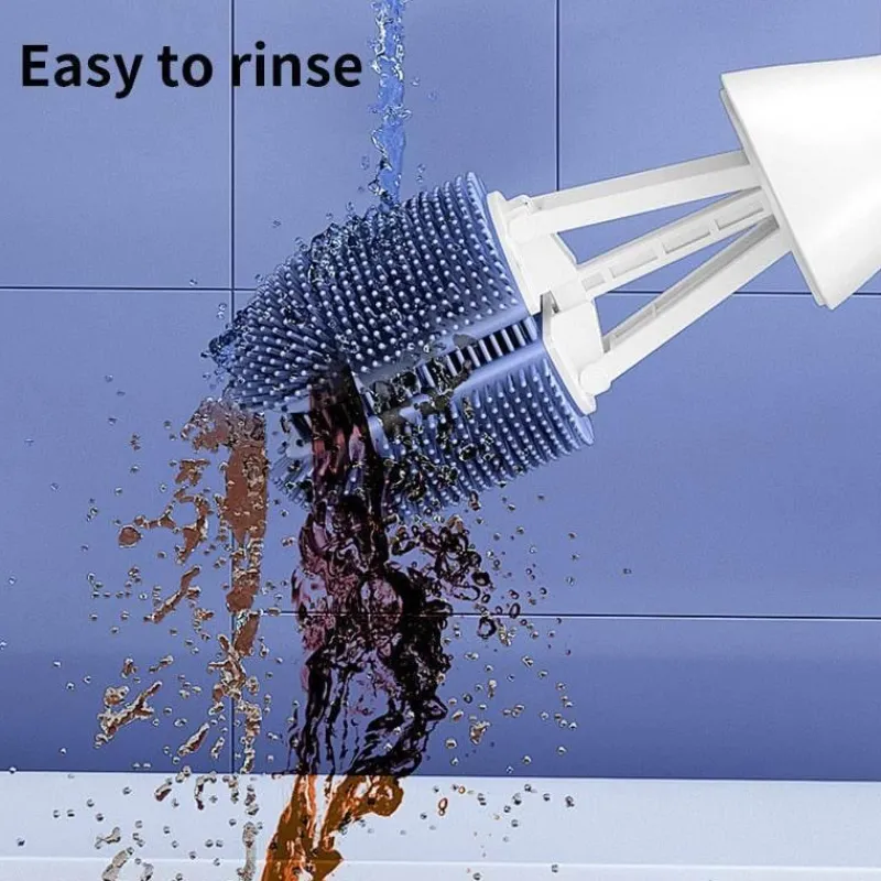 Tranquil Waters Badezimmer-Verstellbare Toilettenbürste mit Doppelkopf – Vielseitiges Reinigungswerkzeug für das Badezimmer