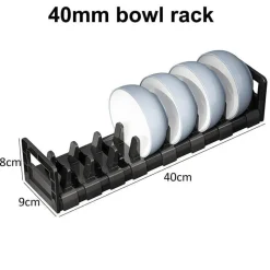 Signature Spaces Küche & Esszimmer-Verstellbarer Abtropfständer – platzsparender Küchen-Organizer