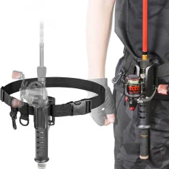 Roam Ready Outdoor-Artikel|Heimwerkzeuge-Verstellbarer Angelrutenhaltergürtel - Angelzubehör