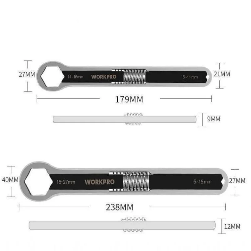 Cozy Living Heimwerkzeuge-Verstellbarer Doppelkopfschlüssel - Multifunktionswerkzeug