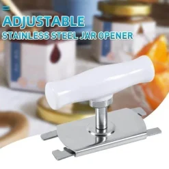 Deco Küche & Esszimmer-Verstellbarer Easy Jar Opener aus Edelstahl