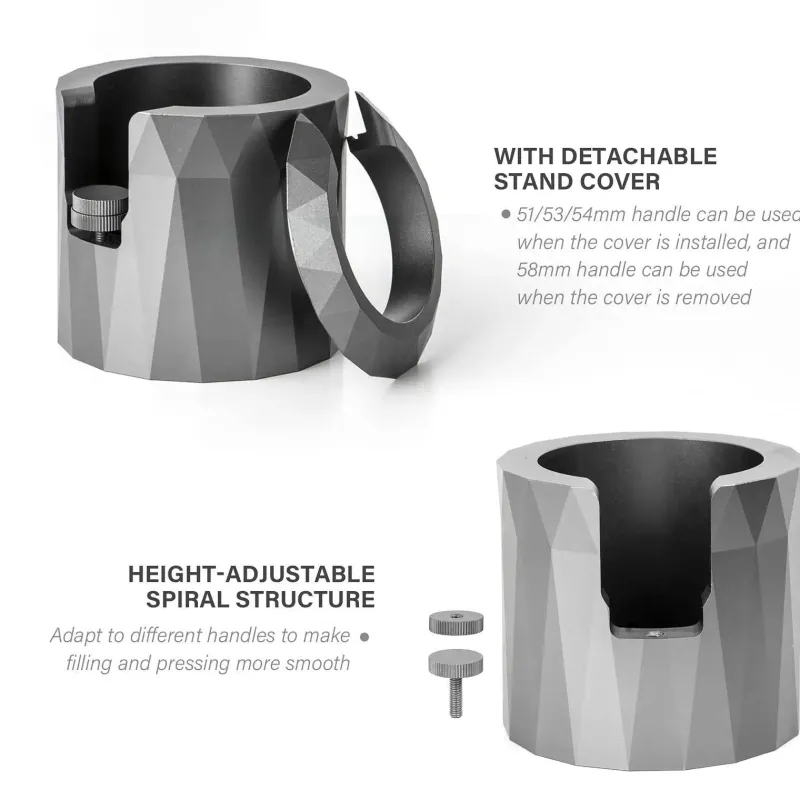 Tom Küche & Esszimmer-Verstellbarer Espresso-Tamperständer – Unverzichtbares Zubehör für Baristas zu Hause und im Profibereich