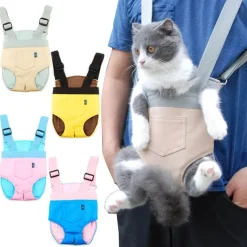 Furendo Haustierzubehör|Reinigungswerkzeuge Für Haustiere-Verstellbarer Haustier-Tragerucksack – tragbar für Reisen für Hunde und Katzen