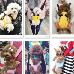 Furendo Haustierzubehör|Reinigungswerkzeuge Für Haustiere-Verstellbarer Haustier-Tragerucksack – tragbar für Reisen für Hunde und Katzen