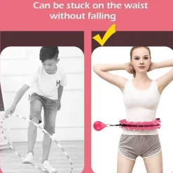 The Relaxation Nook Fitness-Gadgets|Gesundheits-Gadgets-Verstellbarer Hula Hoop – Fitness- und Taillentrainer für Workouts