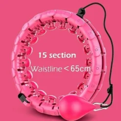 The Relaxation Nook Fitness-Gadgets|Gesundheits-Gadgets-Verstellbarer Hula Hoop – Fitness- und Taillentrainer für Workouts