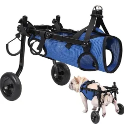 Furendo Haustierzubehör|Reinigungswerkzeuge Für Haustiere-Verstellbarer Hunderollstuhl – Ergonomische Mobilitätshilfe für Haustiere