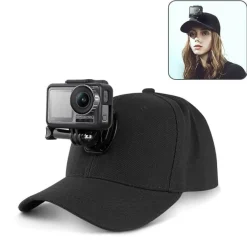 Gear Up u0026 Go Outdoor-Gadgets|Outdoor-Artikel-Verstellbarer Hut mit Kamerahalterung – Action-Kappe für Outdoor-Abenteuer