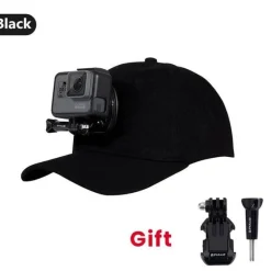 Gear Up u0026 Go Outdoor-Gadgets|Outdoor-Artikel-Verstellbarer Hut mit Kamerahalterung – Action-Kappe für Outdoor-Abenteuer