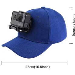 Gear Up u0026 Go Outdoor-Gadgets|Outdoor-Artikel-Verstellbarer Hut mit Kamerahalterung – Action-Kappe für Outdoor-Abenteuer