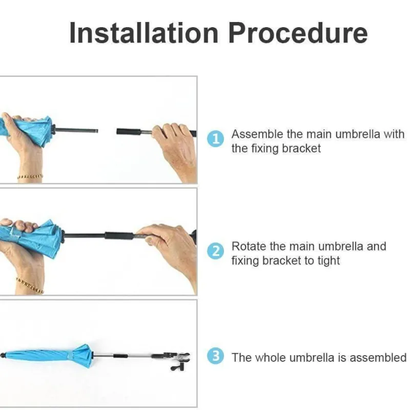 Kinder The Decor Haven Kinderwagen & Zubehör-Verstellbarer Kinderwagen-Sonnenschirm – UV-Schutz