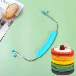 Tom Küche & Esszimmer-Verstellbarer Kuchenschneider aus Edelstahl – Backgeschirr-Teiler