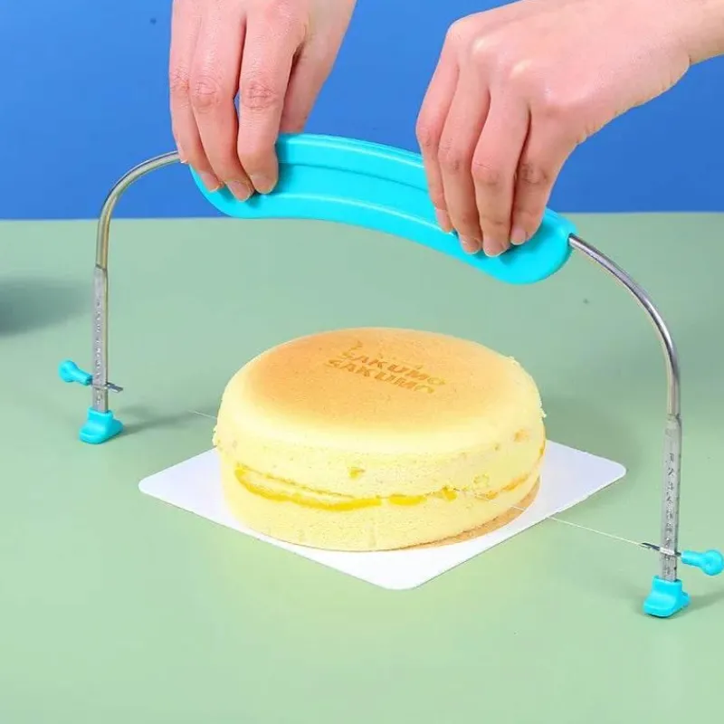 Tom Küche & Esszimmer-Verstellbarer Kuchenschneider aus Edelstahl – Backgeschirr-Teiler