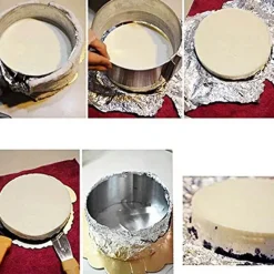 Tom Küche & Esszimmer-Verstellbarer Kuchenschneider – Mousse-Ringschneider aus Edelstahl