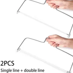 The Culinary Kit Küche & Esszimmer-Verstellbarer Kuchenspatel – Glättungswerkzeug zum Backen