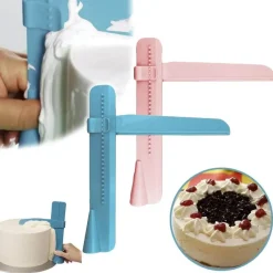 The Culinary Kit Küche & Esszimmer-Verstellbarer Kuchenspatel – Glättungswerkzeug zum Backen