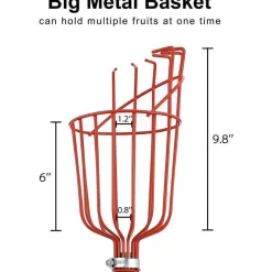 Roam Ready Heimwerkzeuge|Outdoor & Garten-Verstellbarer Obstpflücker – Erntewerkzeug für hohe Äste