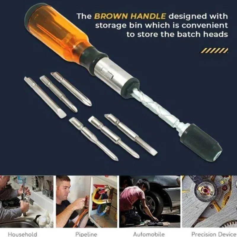 Cozy Living Heimwerkzeuge-Verstellbarer Schraubendrehersatz – Halbautomatische Präzisionswerkzeuge für Heimwerker