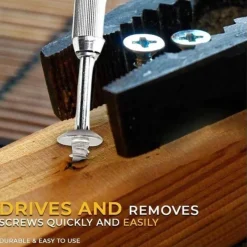 Cozy Living Heimwerkzeuge-Verstellbarer Schraubendrehersatz – Halbautomatische Präzisionswerkzeuge für Heimwerker