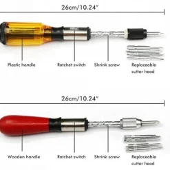 Cozy Living Heimwerkzeuge-Verstellbarer Schraubendrehersatz – Halbautomatische Präzisionswerkzeuge für Heimwerker
