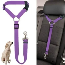 Furendo Autozubehör|Automobilindustrie-Verstellbarer Sicherheitsgurt für Hunde im Auto – Sicheres Sicherheitsgeschirr für Haustiere
