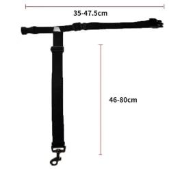 Furendo Autozubehör|Automobilindustrie-Verstellbarer Sicherheitsgurt für Hunde im Auto – Sicheres Sicherheitsgeschirr für Haustiere