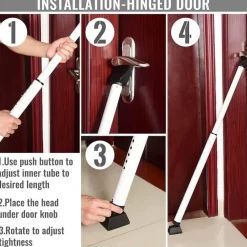 Cozy Living Heimwerkzeuge-Verstellbarer Tür-Sicherheitsriegel - Sicherheitsschloss für Zuhause