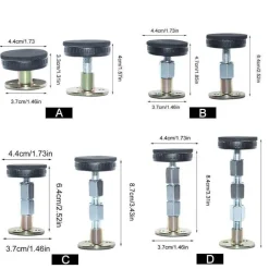 Cozy Living Heimwerkzeuge-Verstellbares Bettstabilisator-Set – Anti-Shake-Unterstützung, 2er-Pack