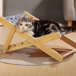 Decor Haustierbetten-Verstellbares, gemütliches Haustierbett – bequeme Lösung für ein Nickerchen zwischen Hund und Katze