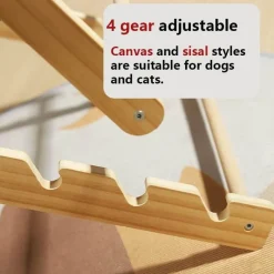 Decor Haustierbetten-Verstellbares, gemütliches Haustierbett – bequeme Lösung für ein Nickerchen zwischen Hund und Katze