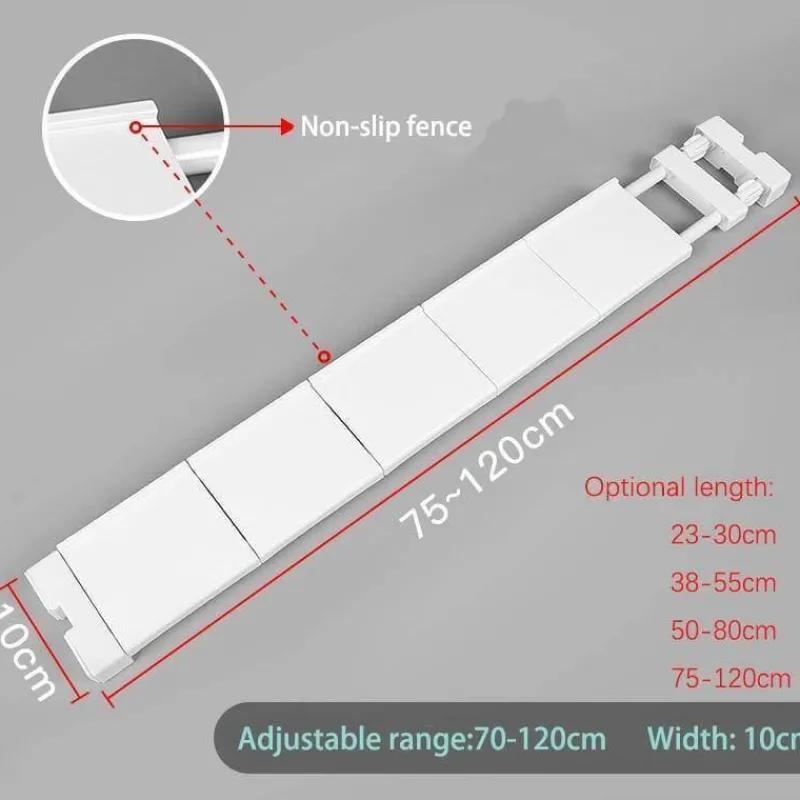 Deco Küche & Esszimmer-Verstellbares Küchenschrank-Organizer-Regal – Aufbewahrungslösung ohne Bohren