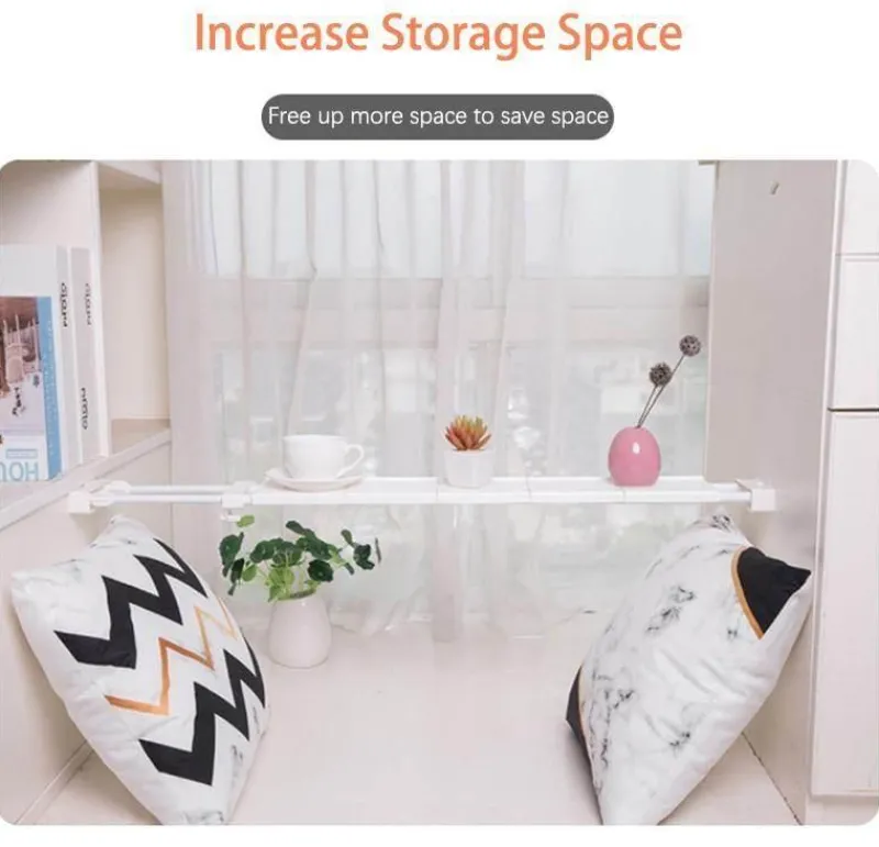 Deco Küche & Esszimmer-Verstellbares Küchenschrank-Organizer-Regal – Aufbewahrungslösung ohne Bohren