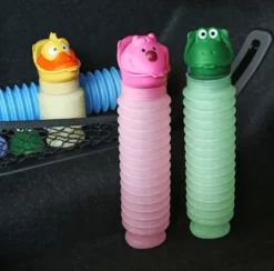 The Blissful Bath Badezimmer-Verstellbares Kinderurinal – Tragbare Reise-Pipiflasche für Jungen