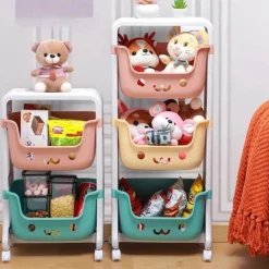 The Decor Haven Küche & Esszimmer-Verstellbares Mehrzweck-Lagerregal - Easy Roll Organizer