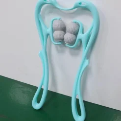 The Relaxation Nook Massageprodukte|Gesundheits-Gadgets-Verstellbares Nackenmassagegerät – Therapierolle mit sechs Rädern