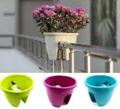 Nomad Gear Camping Im Freien|Outdoor & Garten-Vertikales Garten-Pflanzgefäß-Set – 4-teiliges Set für den Innen- und Außenbereich, Balkontöpfe