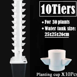 Comfort u0026 Style Gadgets Für Zuhause|Outdoor & Garten-Vertikales Hydrokultur-Gartenset - Green Life Home Planter