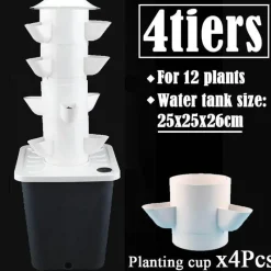 Comfort u0026 Style Gadgets Für Zuhause|Outdoor & Garten-Vertikales Hydrokultur-Gartenset - Green Life Home Planter